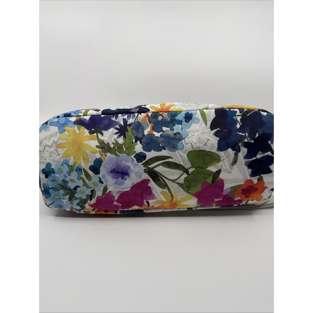 Kipling Flower Power Felicity Nylon Shoulder Bag Top Handle Spring Design - Picture 9 of 12